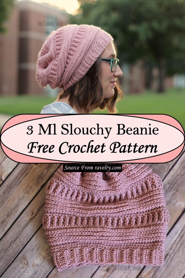 3 Ml Slouchy Beanie