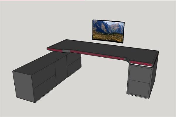 8-Stepped Extreme Gaming Desk