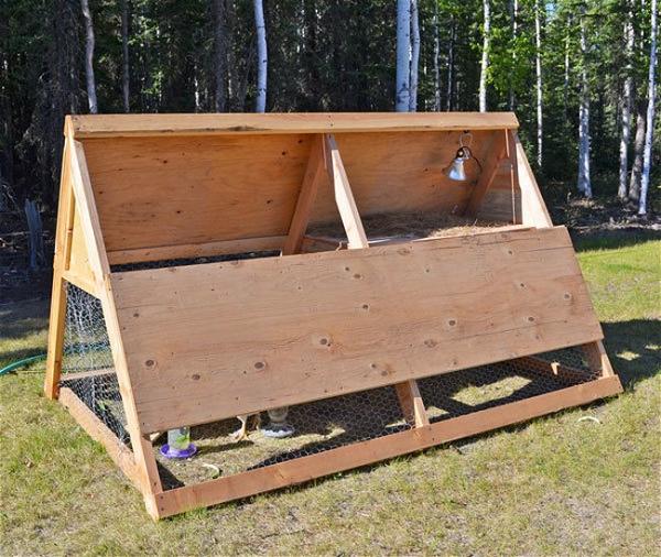 A Frame Chicken Coop Tractor