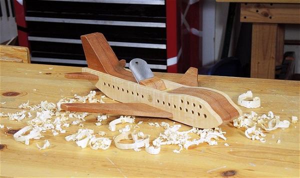 Airplane Hand Plane wooden toy