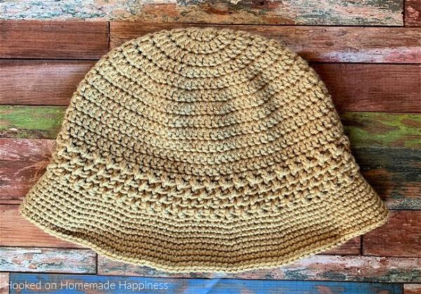 Basketweave Bucket Hat
