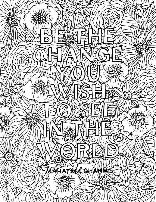 Be the Change you Wish to See