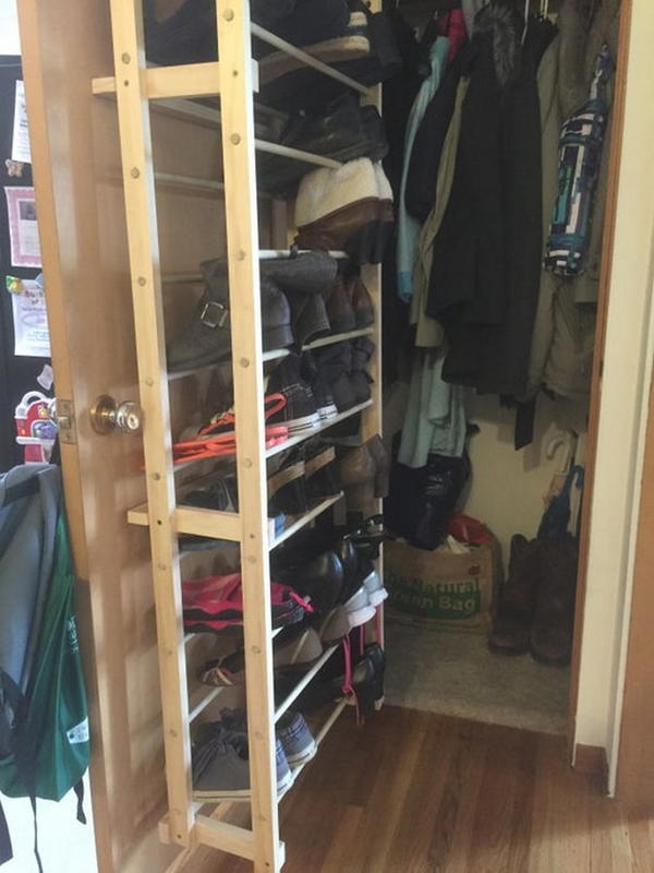 Behind the Door Shoe Rack