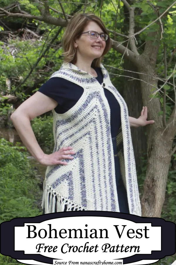 Bohemian Vest Crochet Pattern Free