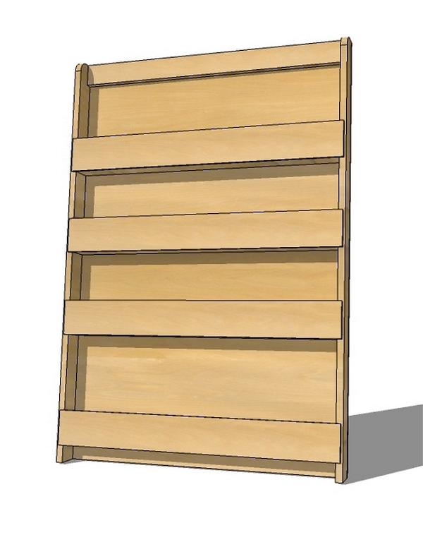 Book or Magazine Ladder Shelf