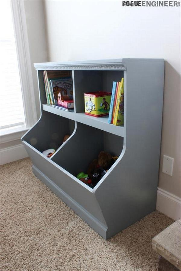 Bookcase With Toy Storage Plans
