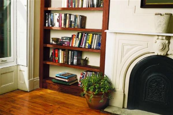 Built In Bookcase Plan
