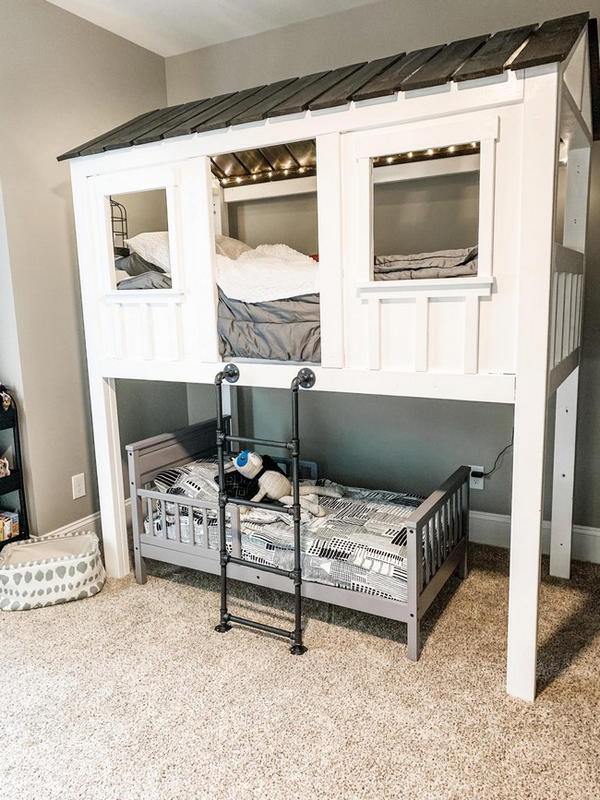 Cabin Loft Bunk Bed