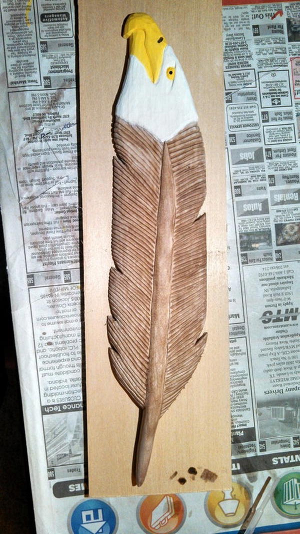 Carving A Eagle Feather