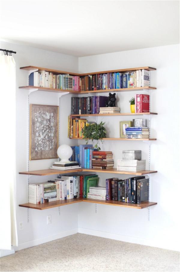 Corner Book Shelf 