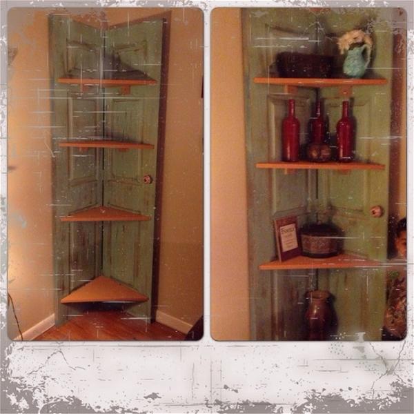 Corner “Door” Shelf