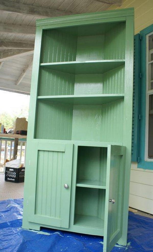 Corner Shelves And Cabinet