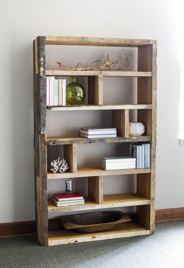 Crates & Pallet Bookshelf