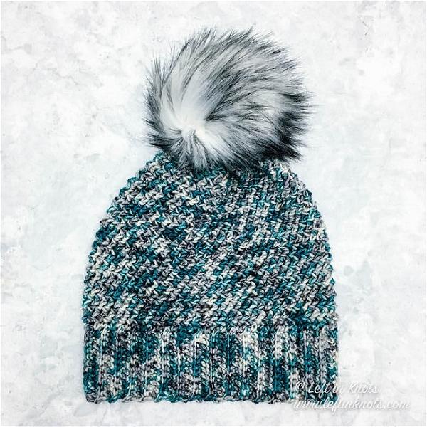 Crochet Arctic Paradise Slouch Hat