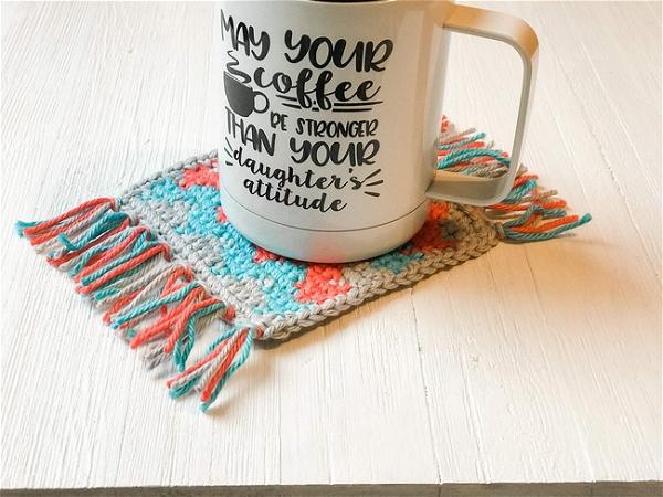Crochet Mug Rug