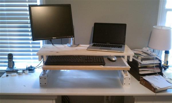 Adjustable Desk for under $25