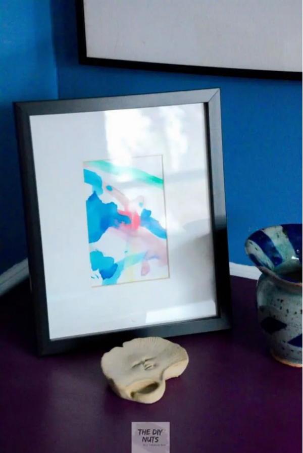 DIY Art Shadow Box Frame With Storage