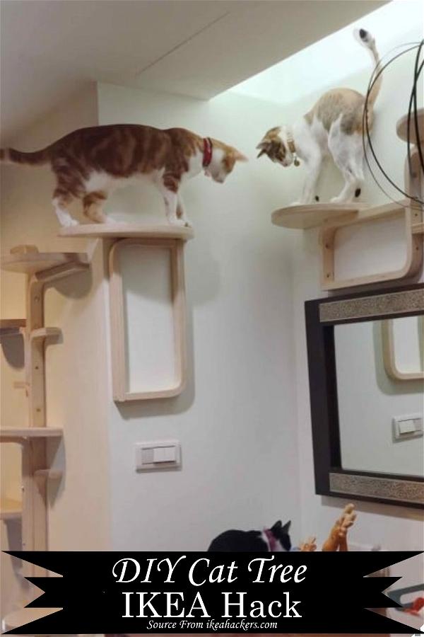 DIY Cat Tree IKEA Hack
