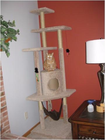 25 DIY Cat Tree Ideas To Make Playable Tower For Cats - Mint Design Blog