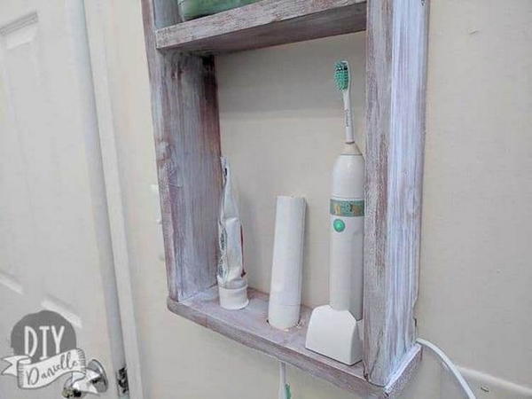 DIY Electric Toothbrush Holder