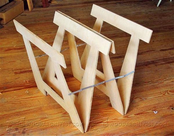 DIY Folding Sawhorse