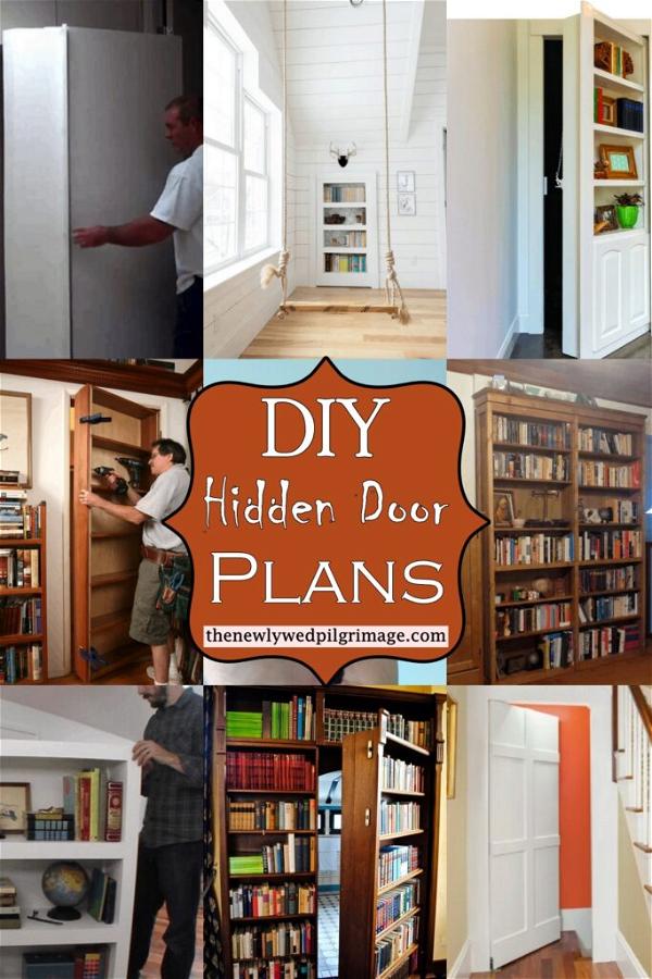 23 DIY Hidden Door Plans You Can Build Easily - Mint Design Blog