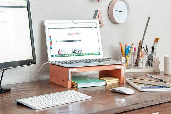 DIY Laptop Stand For Desk