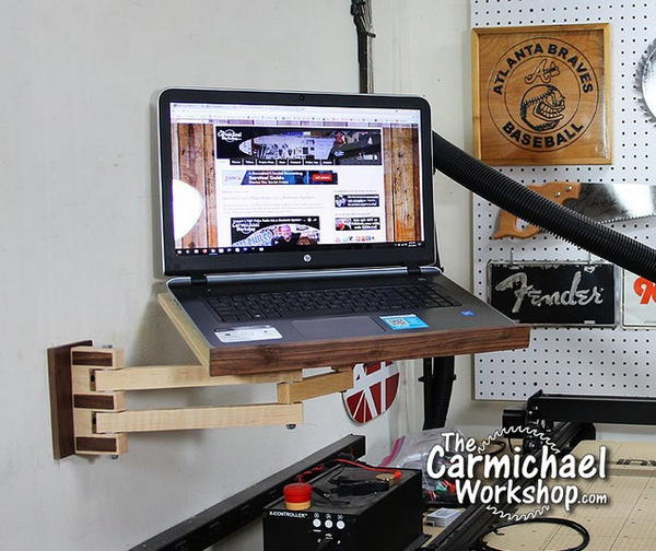 DIY Laptop Wall Mount