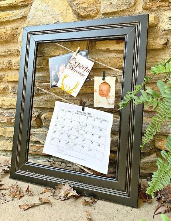 DIY Memo Board from A Curbside Find 