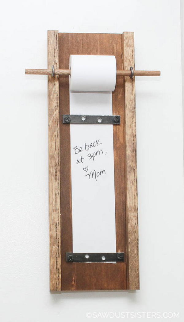 DIY Memo Note Pad from Scrap Wood