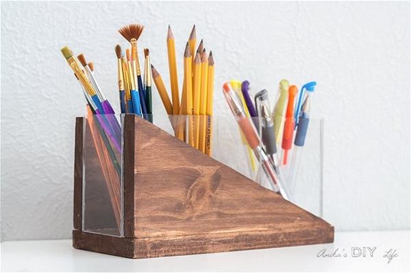 DIY Modern Pencil Holder
