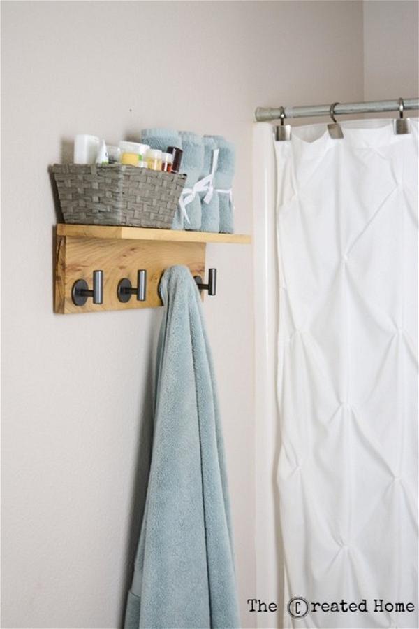 DIY Towel Hook Rack