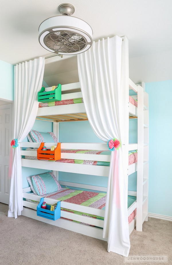 DIY Triple Bunk Bed