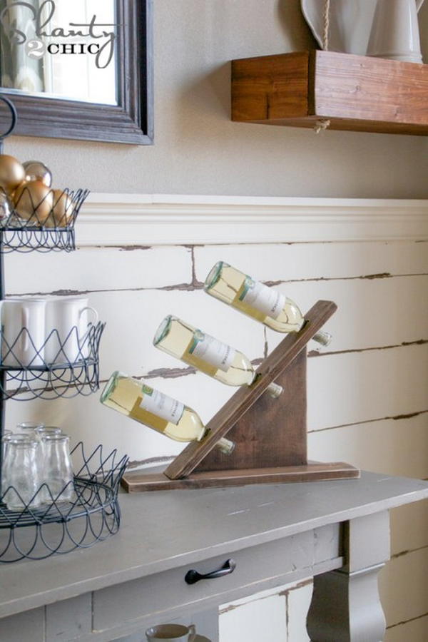 DIY Wine Bottle Holder