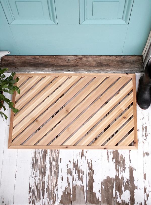 DIY Wood Doormat