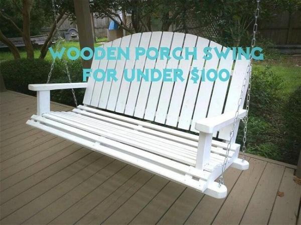 DIY Wooden Porch Swing