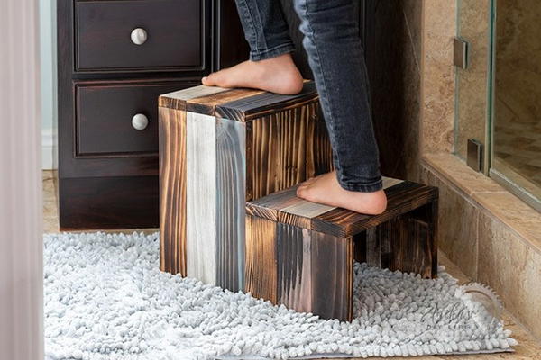 DIY Wooden Step Stool