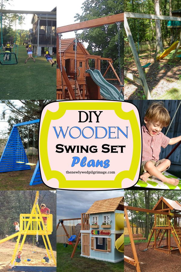26 DIY Wooden Swing Set Plans You Can Build Today Mint Design Blog