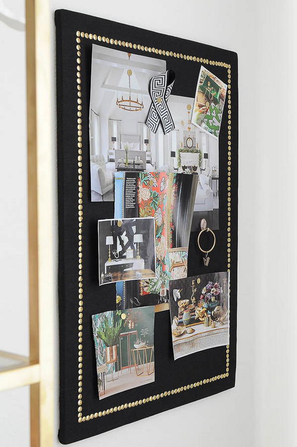 Dollar Store Cork Board Makeover