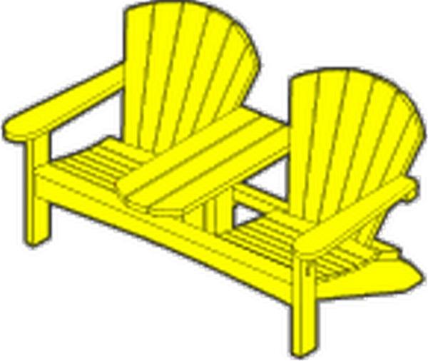 Double Adirondack Chair
