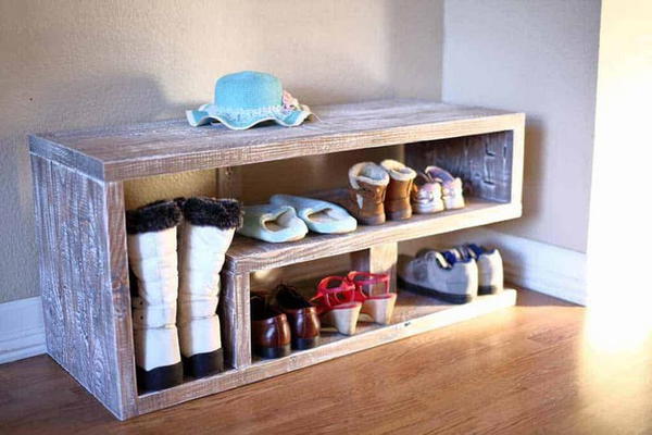 Entryway Shoe Rack Bench