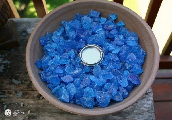 Fire Glass Tabletop DIY Fire Pit