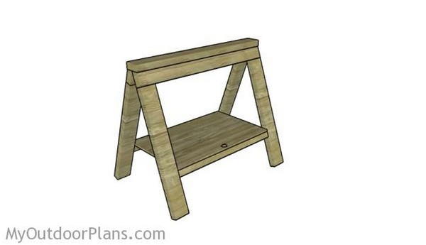 Folding Sawhorse Plan