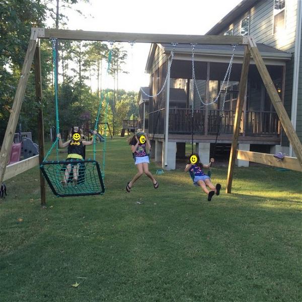 Free-Standing A-Frame Swing Set
