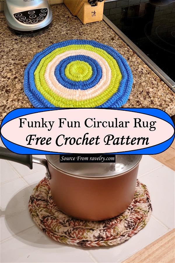 Funky Fun Circular Rug
