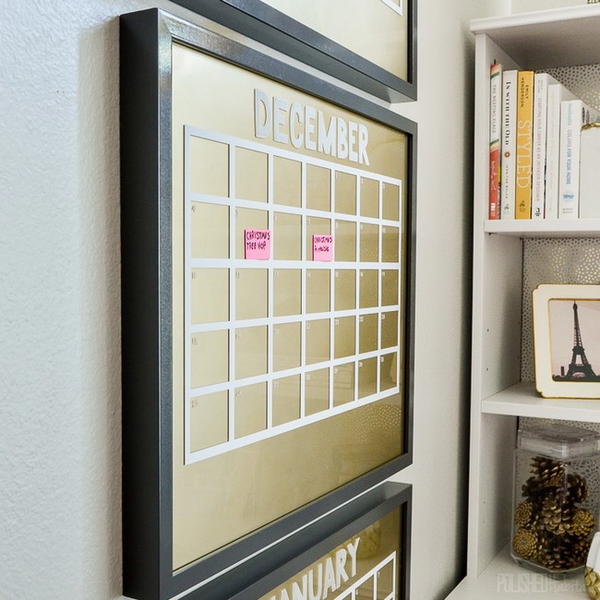 Gold Dry Erase Board