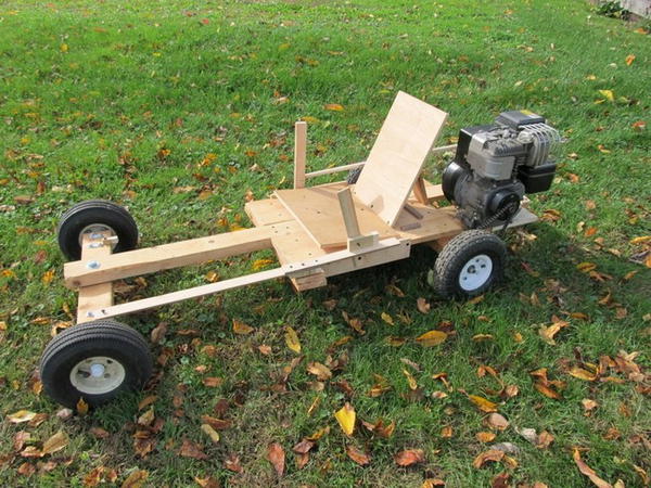 Homemade Wooden GoKart