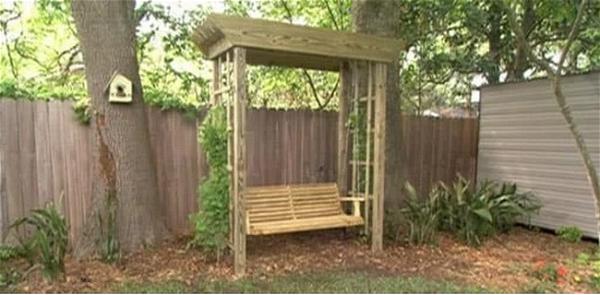 How To Build A Backyard Arbor Swing