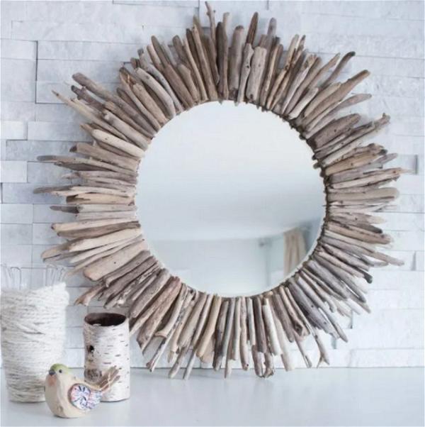 How To Make A DIY Driftwood Mirror