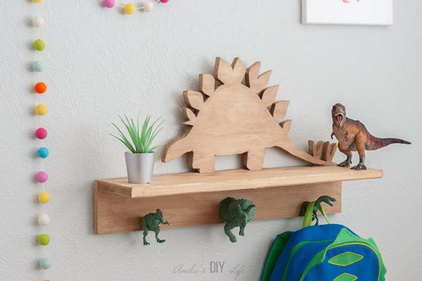 How To Make A Dinosaur Shelf